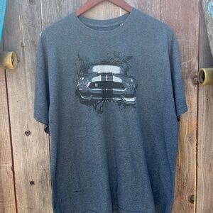 Men's Charcoal Graphic Short Sleeve Tee - Ford Mustang Shelby GT 350